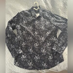 Men’s floral dress shirt. Express. XL. NWT